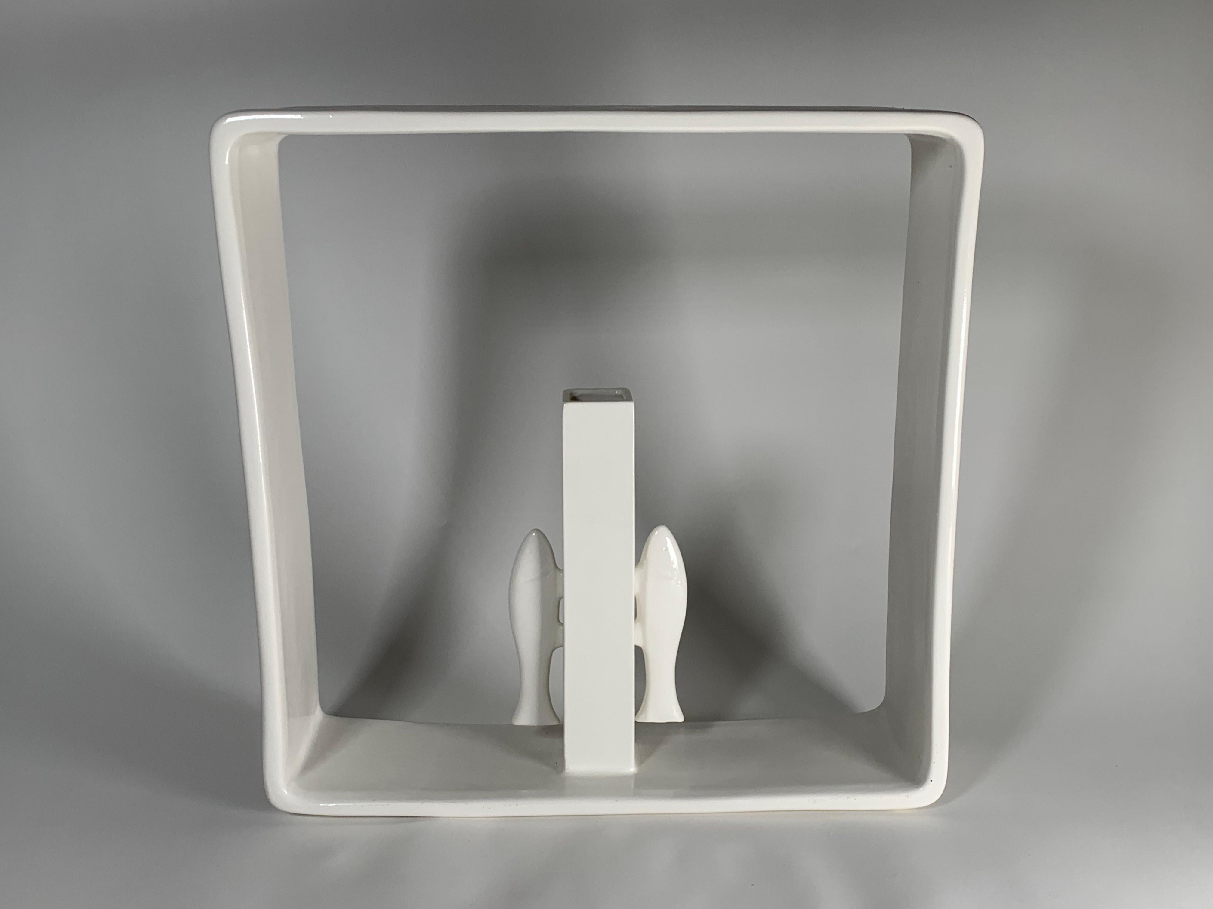 Vase en céramique Portali modèle 14 d'Andrea Branzi pour les éditions Superego. en vente 1