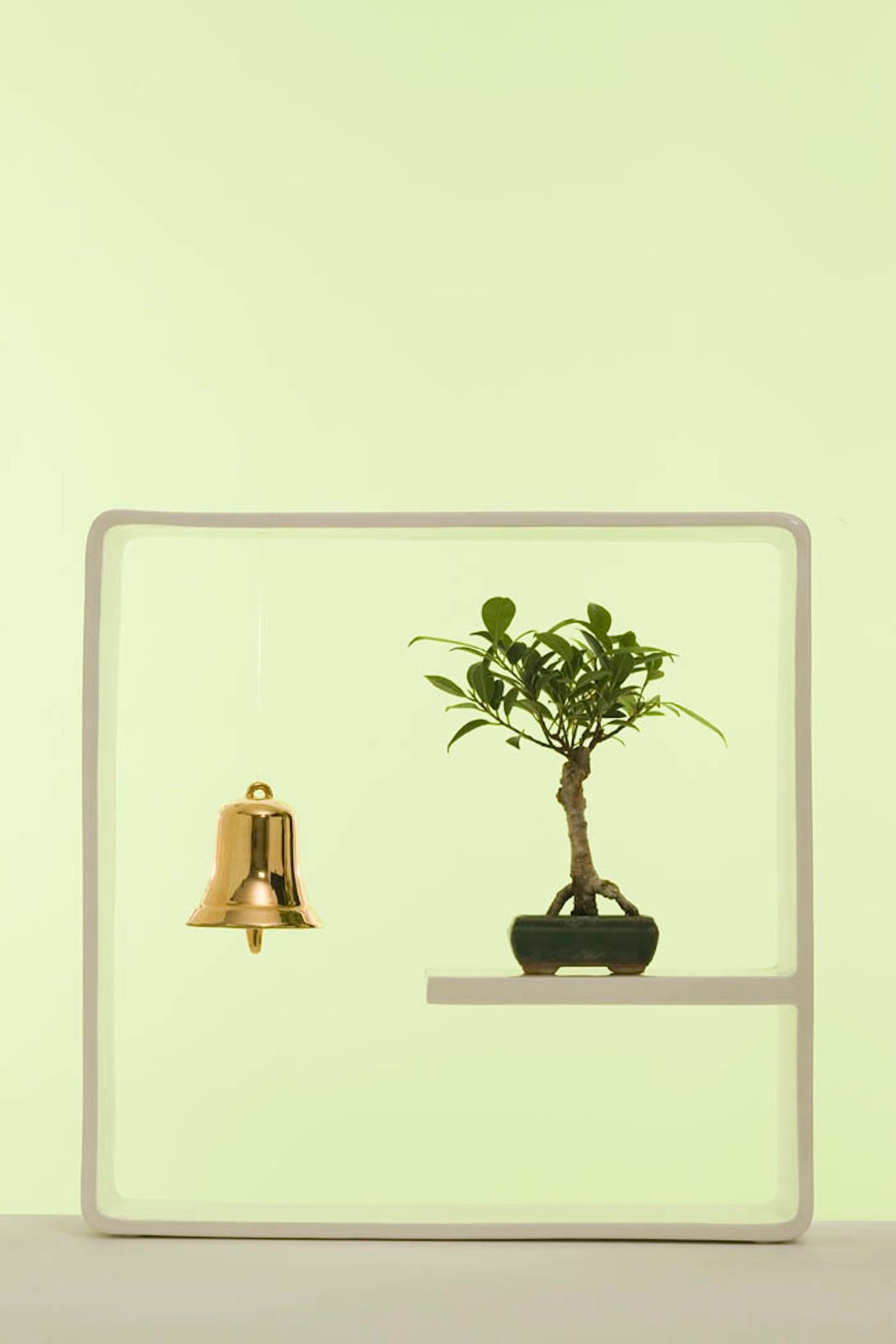 Émaillé Portali Model 16 Ceramic Vase by Andrea Branzi for Superego Editions en vente