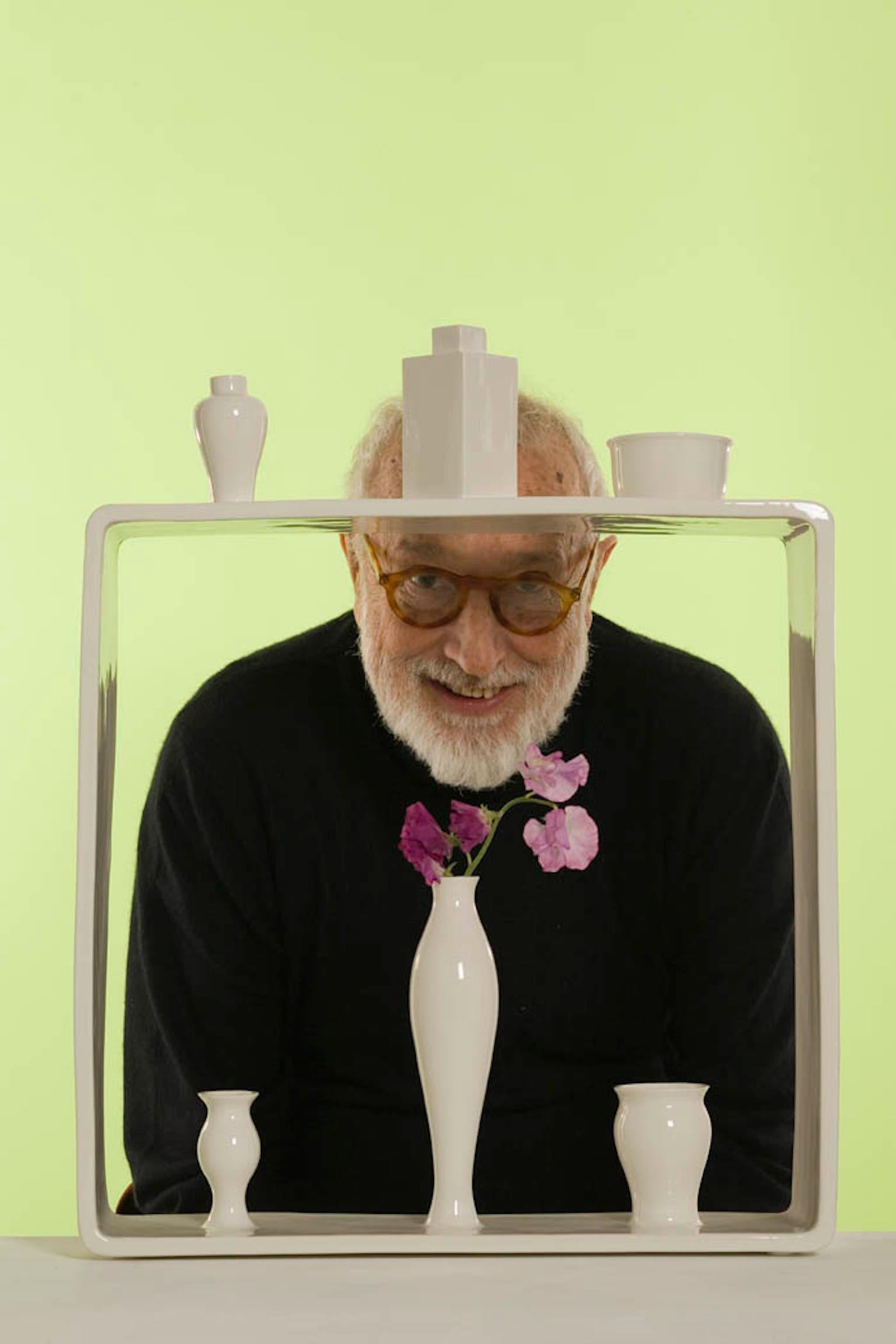 Portali Model 16 Ceramic Vase by Andrea Branzi for Superego Editions Excellent état - En vente à Milan, Italy