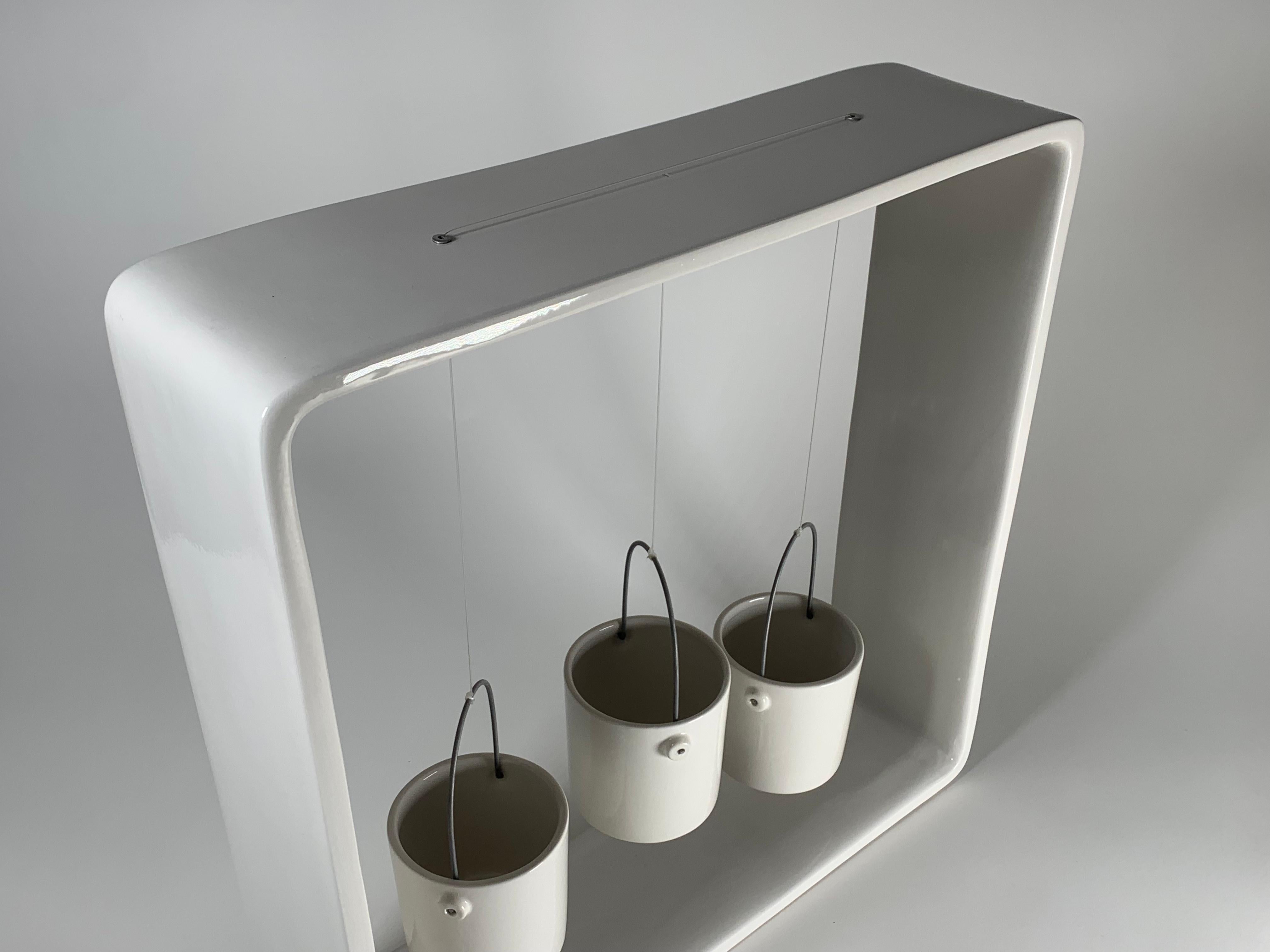 Vase en céramique Portali modèle 18 d'Andrea Branzi pour les éditions Superego. Excellent état - En vente à Milan, Italy