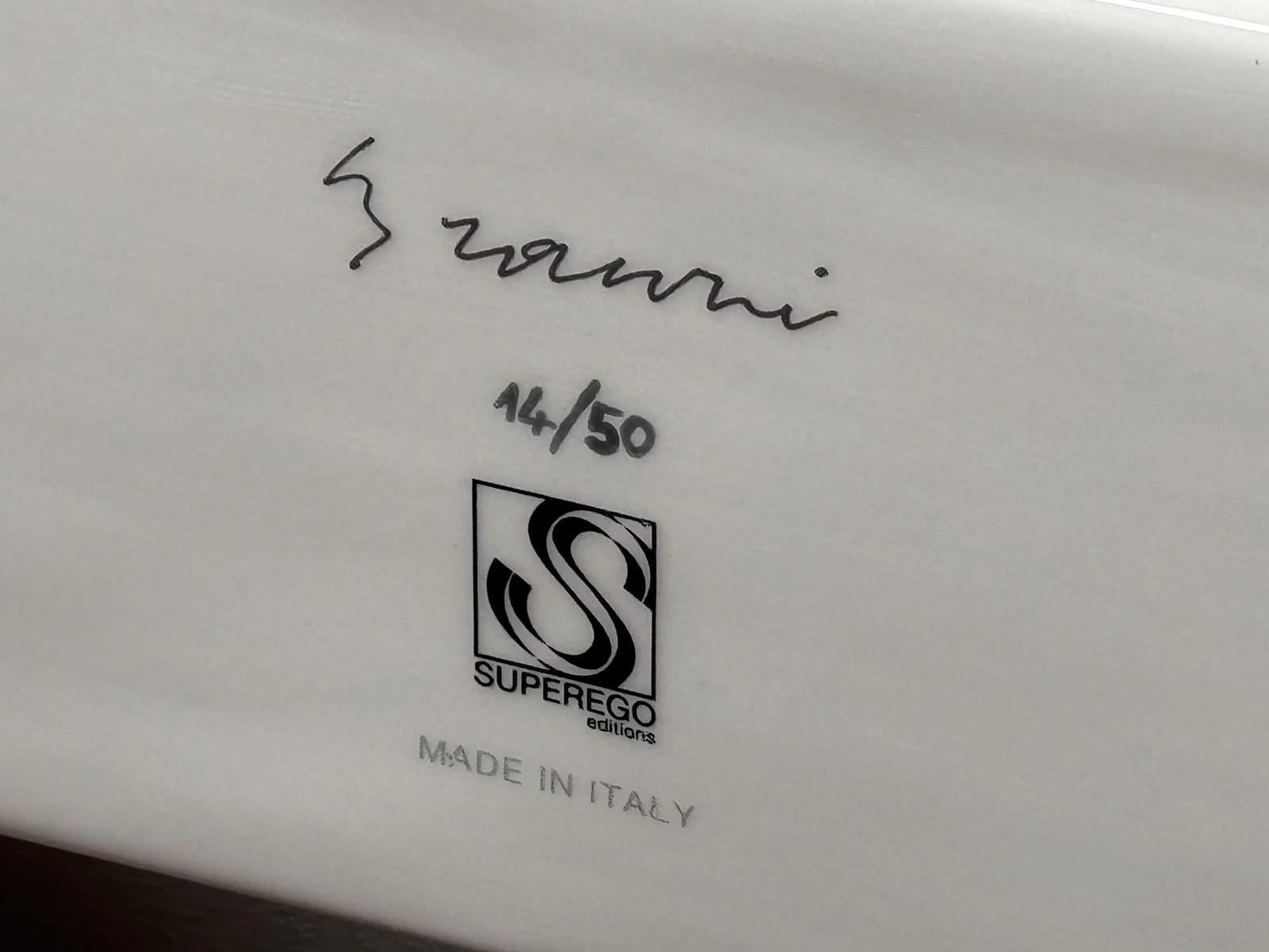 Vase en céramique Portali modèle 8 d'Andrea Branzi pour Superego Editions en vente 3