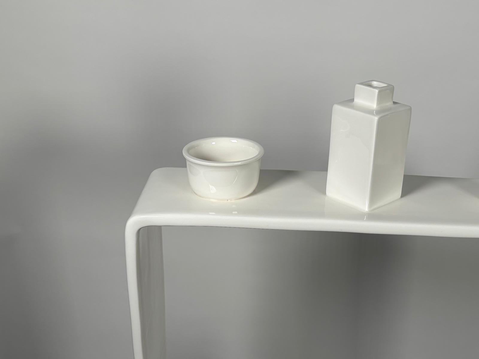 XXIe siècle et contemporain Vase en céramique Portali modèle 8 d'Andrea Branzi pour Superego Editions en vente