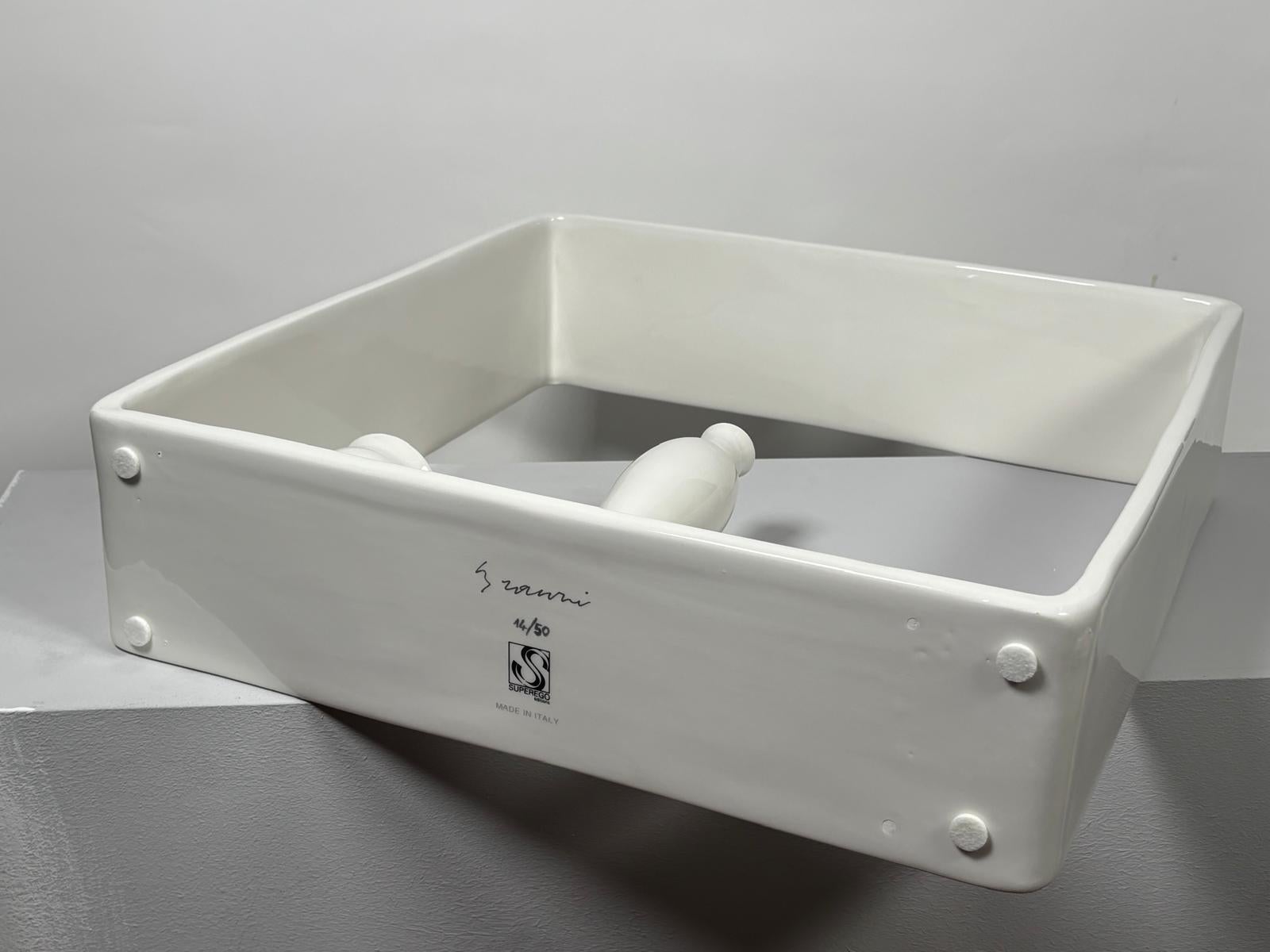 Vase en céramique Portali modèle 8 d'Andrea Branzi pour Superego Editions en vente 2