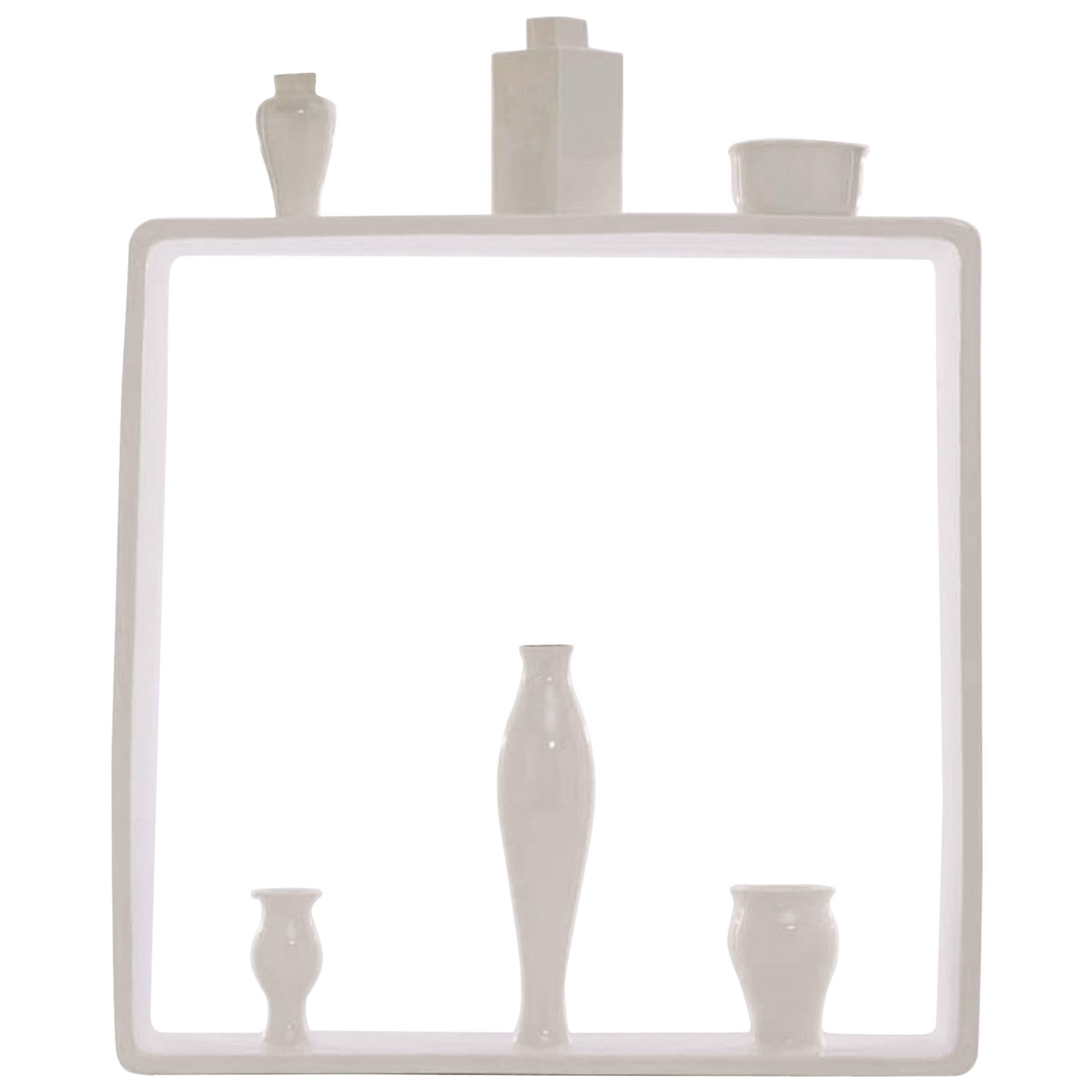 Portali Model 8 Ceramic Vase by Andrea Branzi for Superego Editions