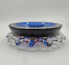 Murano glass holder, c. 1980. Italy