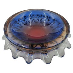 Soporte de cristal de Murano, c. 1980. Italia