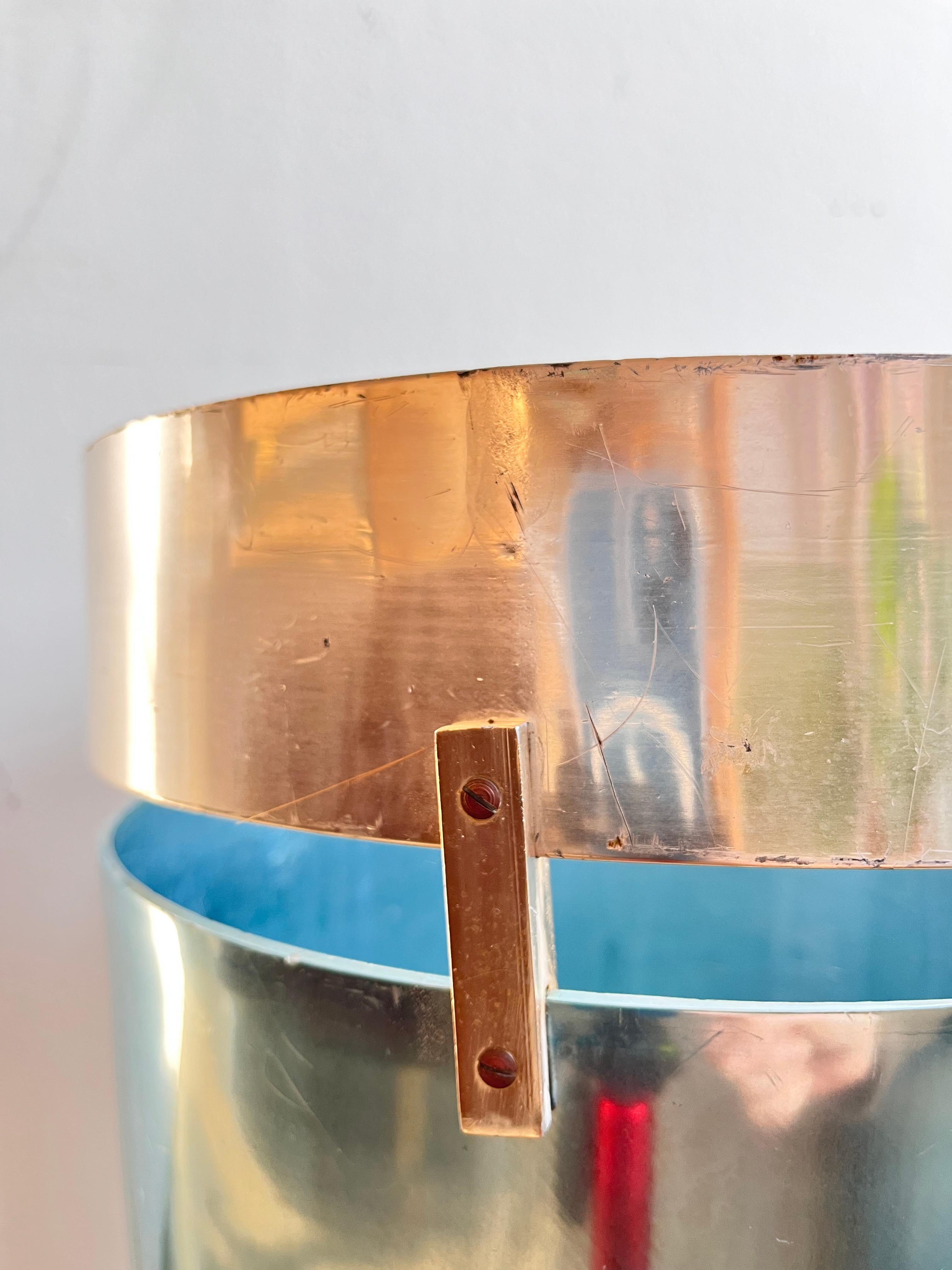Mid-Century Modern Ettore Sottsass umbrella stand mod. Callisto, Rinnovel production, 1950s For Sale