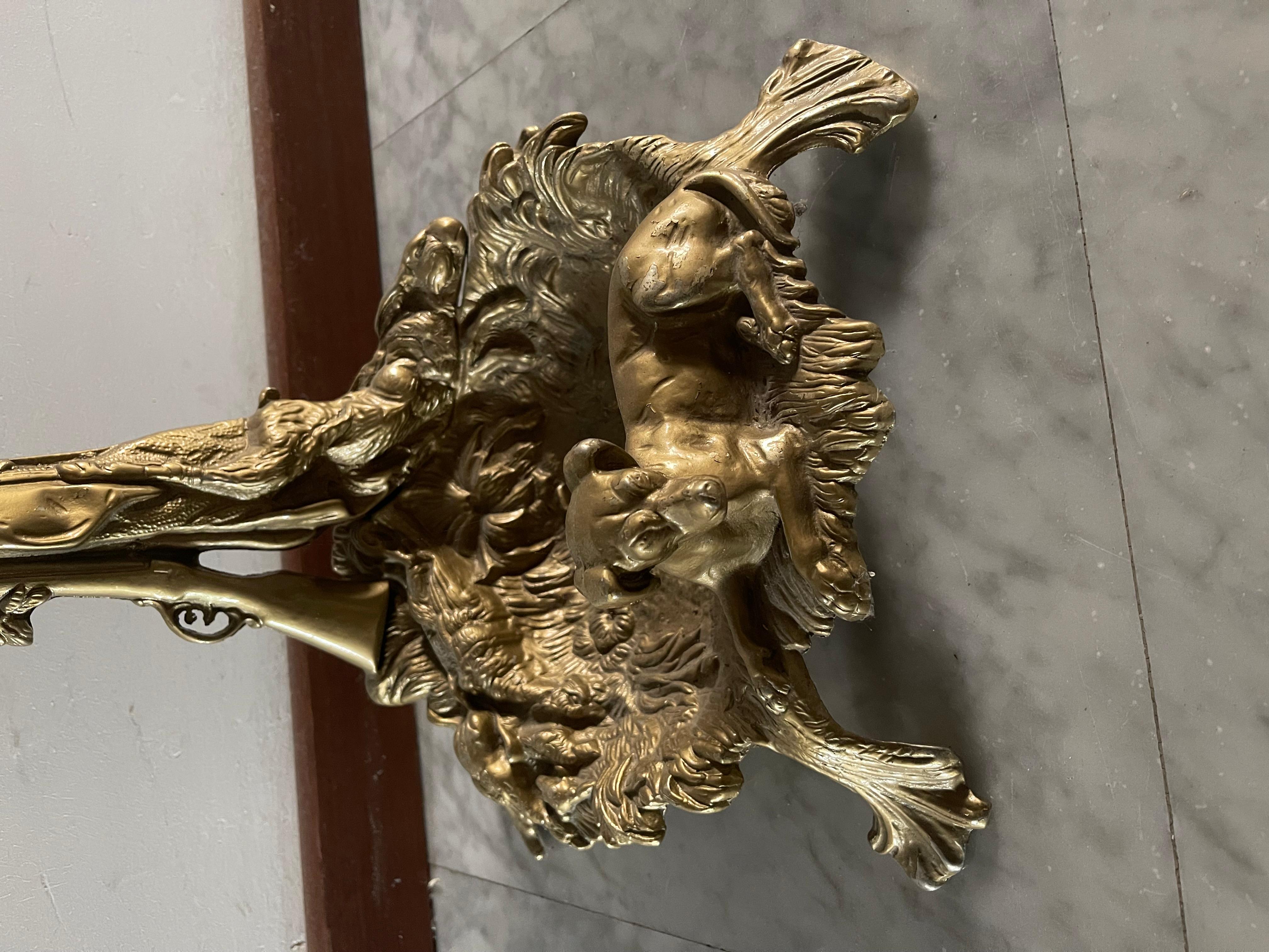 Vintage Bronze Schirmständer Art deco frances 1970s (Italian) im Angebot