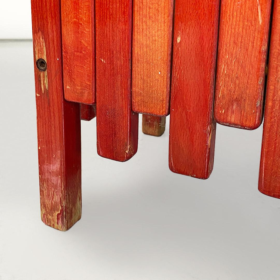 Wooden umbrella stand, Italian, by Ettore Sottsass for Poltronova, ca. 1950. For Sale 5