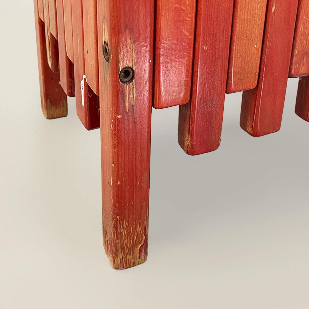 Wooden umbrella stand, Italian, by Ettore Sottsass for Poltronova, ca. 1950. For Sale 6