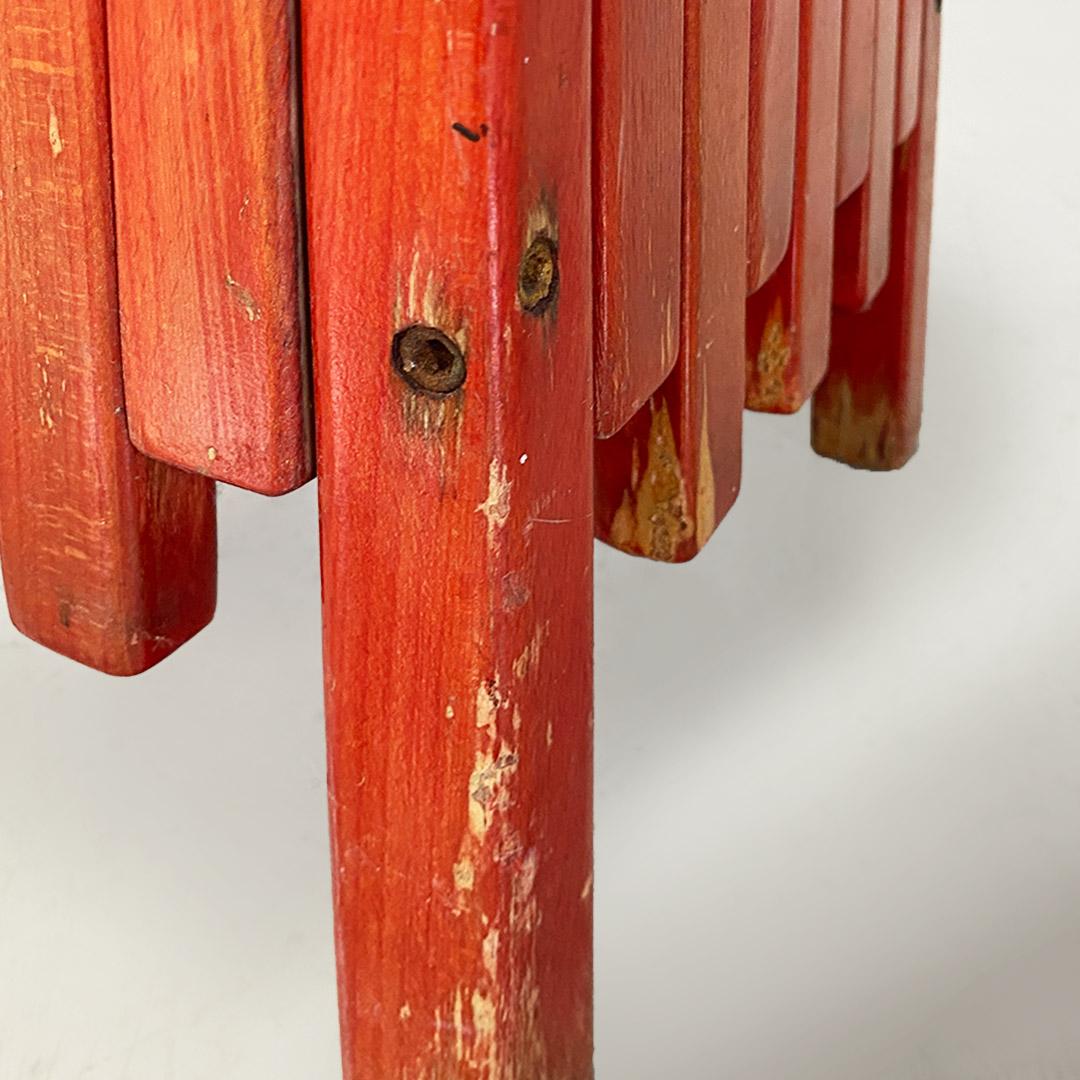 Wooden umbrella stand, Italian, by Ettore Sottsass for Poltronova, ca. 1950. For Sale 4