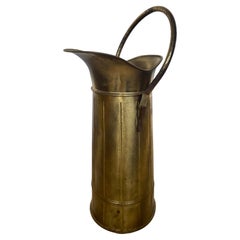 Porte-parapluie italien vintage en laiton et cuivre 1970