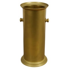 Brass umbrella stand, Italy, 1970s.