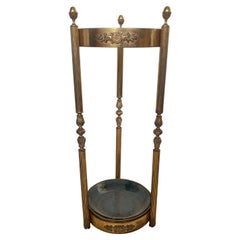 Porte-parapluie en laiton Style du milieu du siècle moderne 1960 Italie
