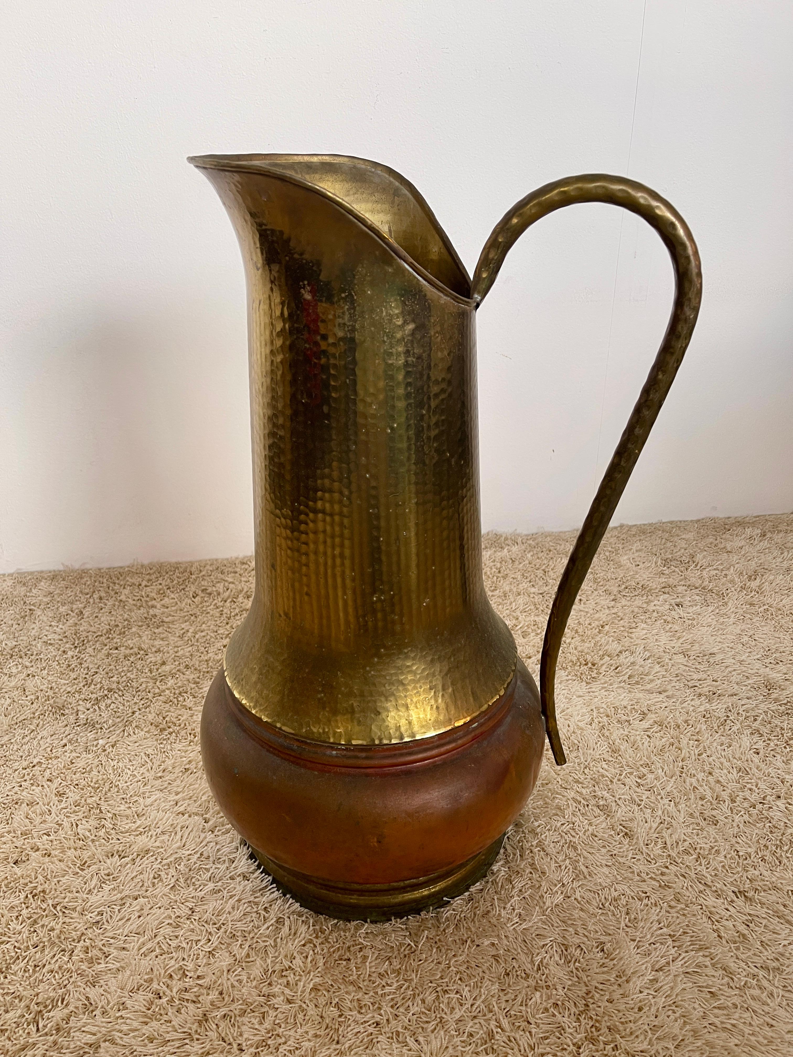 Other 1950s Italian copper umbrella stand For Sale