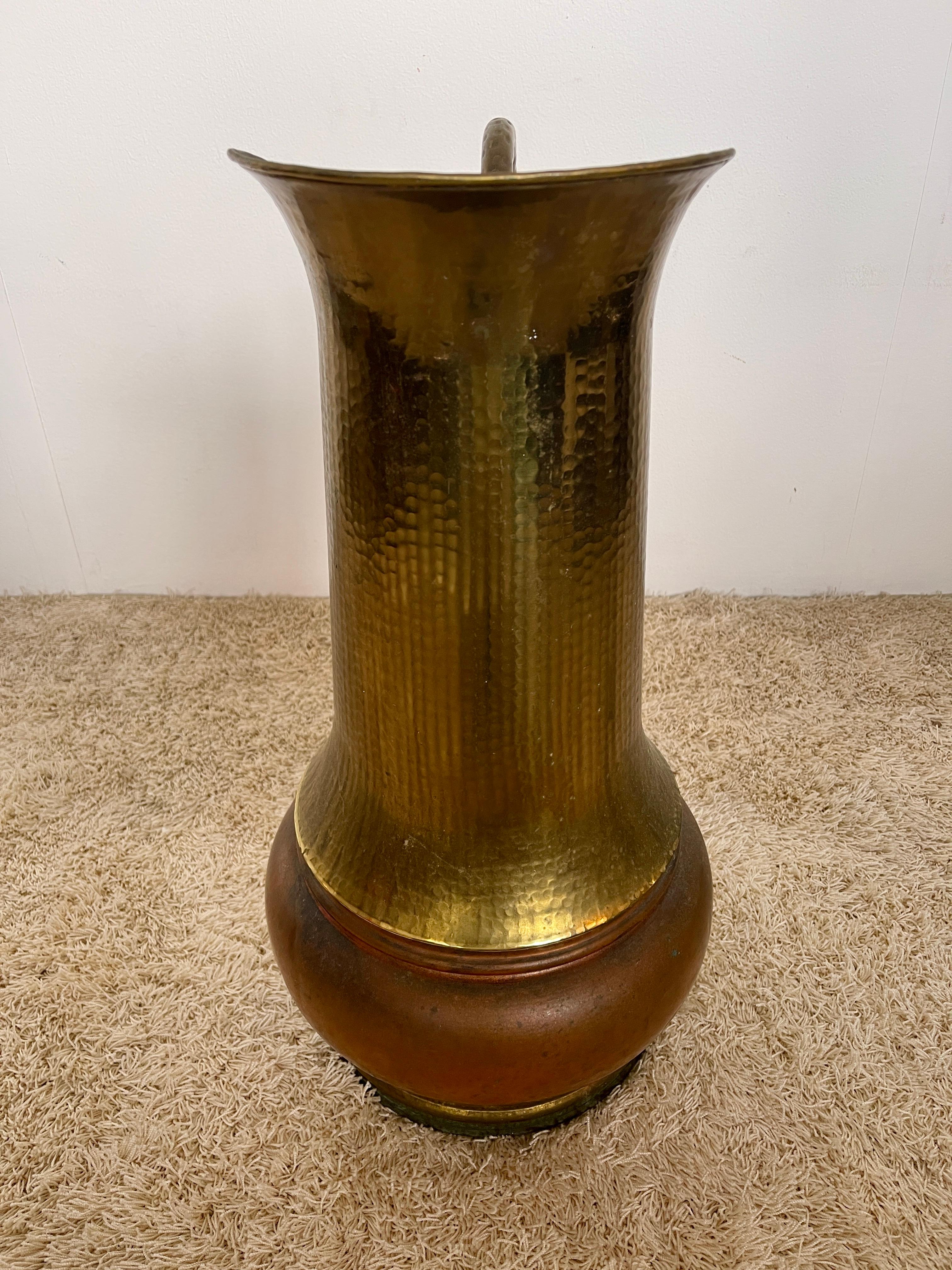 Other 1950s Italian copper umbrella stand For Sale