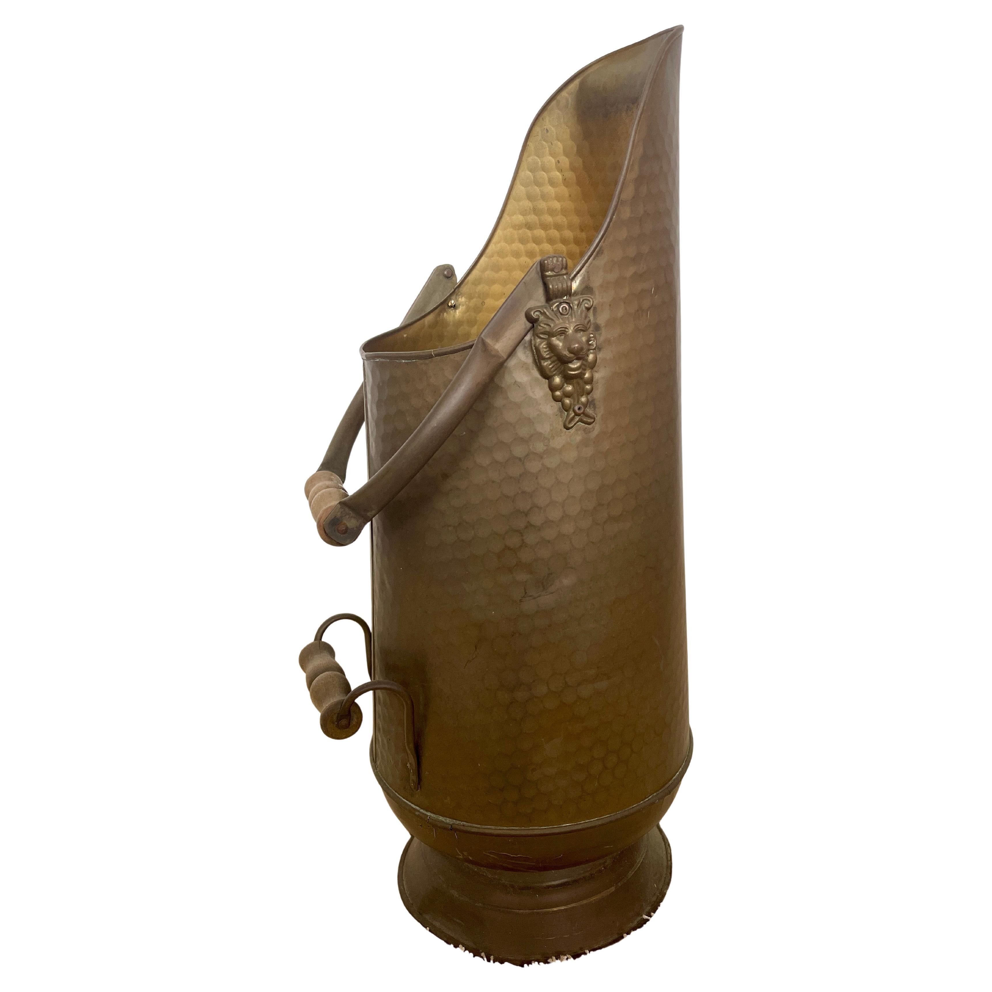 Mate copper umbrella stand 1960s Italian