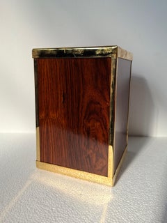 Vintage Schirmständer in Wurzelholz und vergoldetem Finish - 1990er Jahre