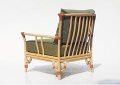 Portar, Chinese Influence Rattan Armchair