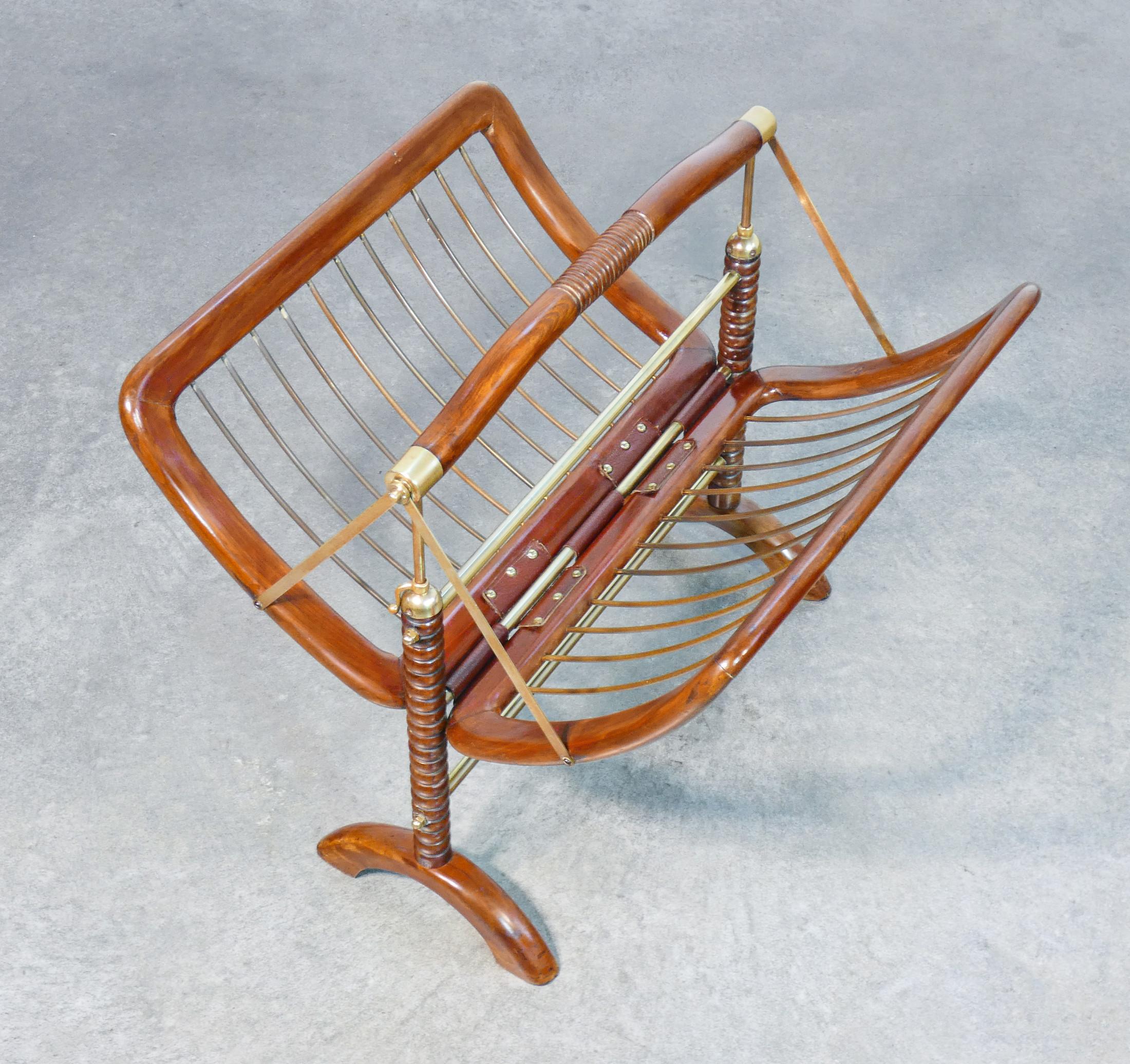 Portariviste richiudibile, design attribuito a Cesare LACCA. Italia, Anni 50 in vendita 1