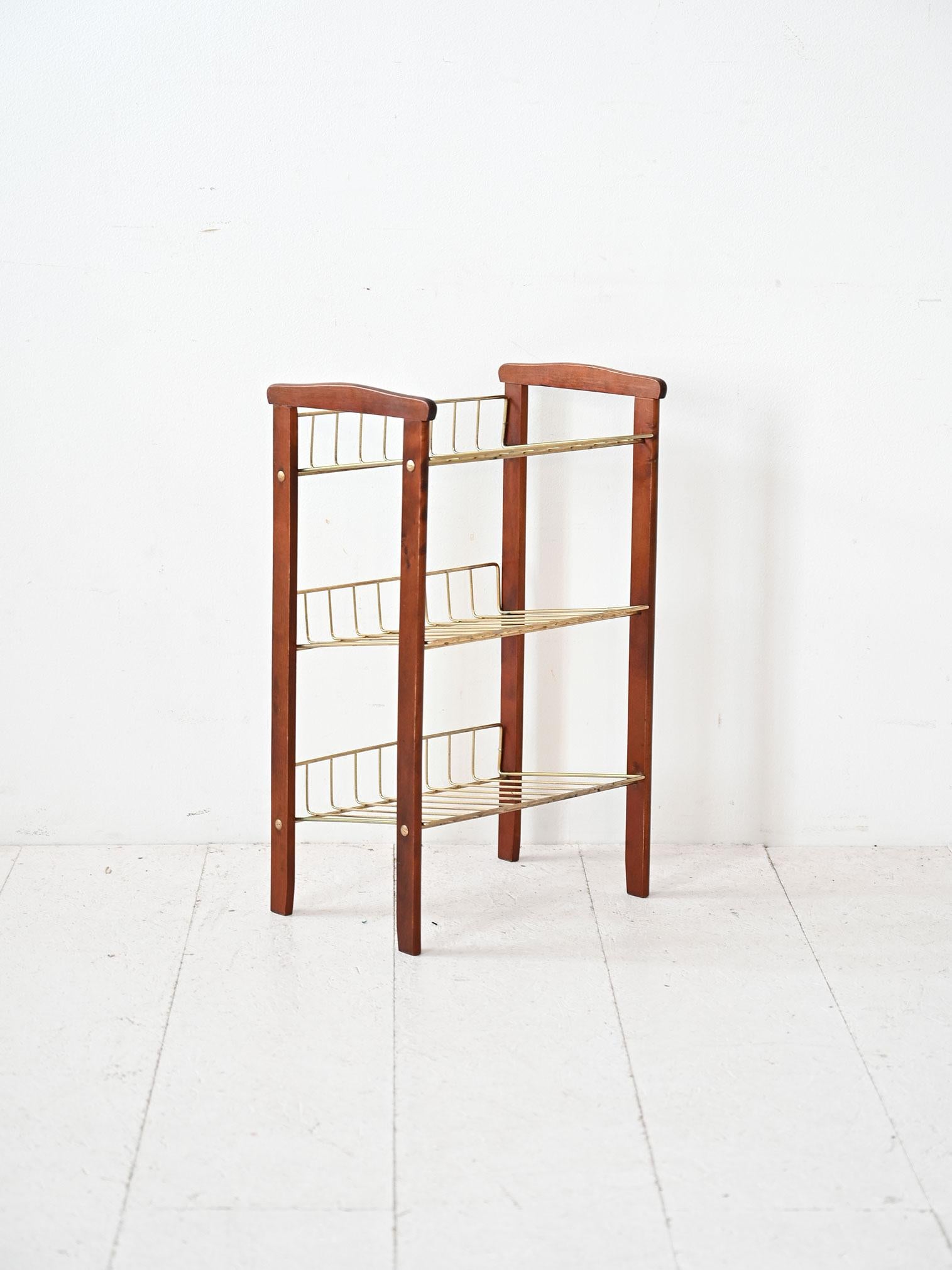 Scandinavian Modern Scandinavian vintage magazine rack For Sale