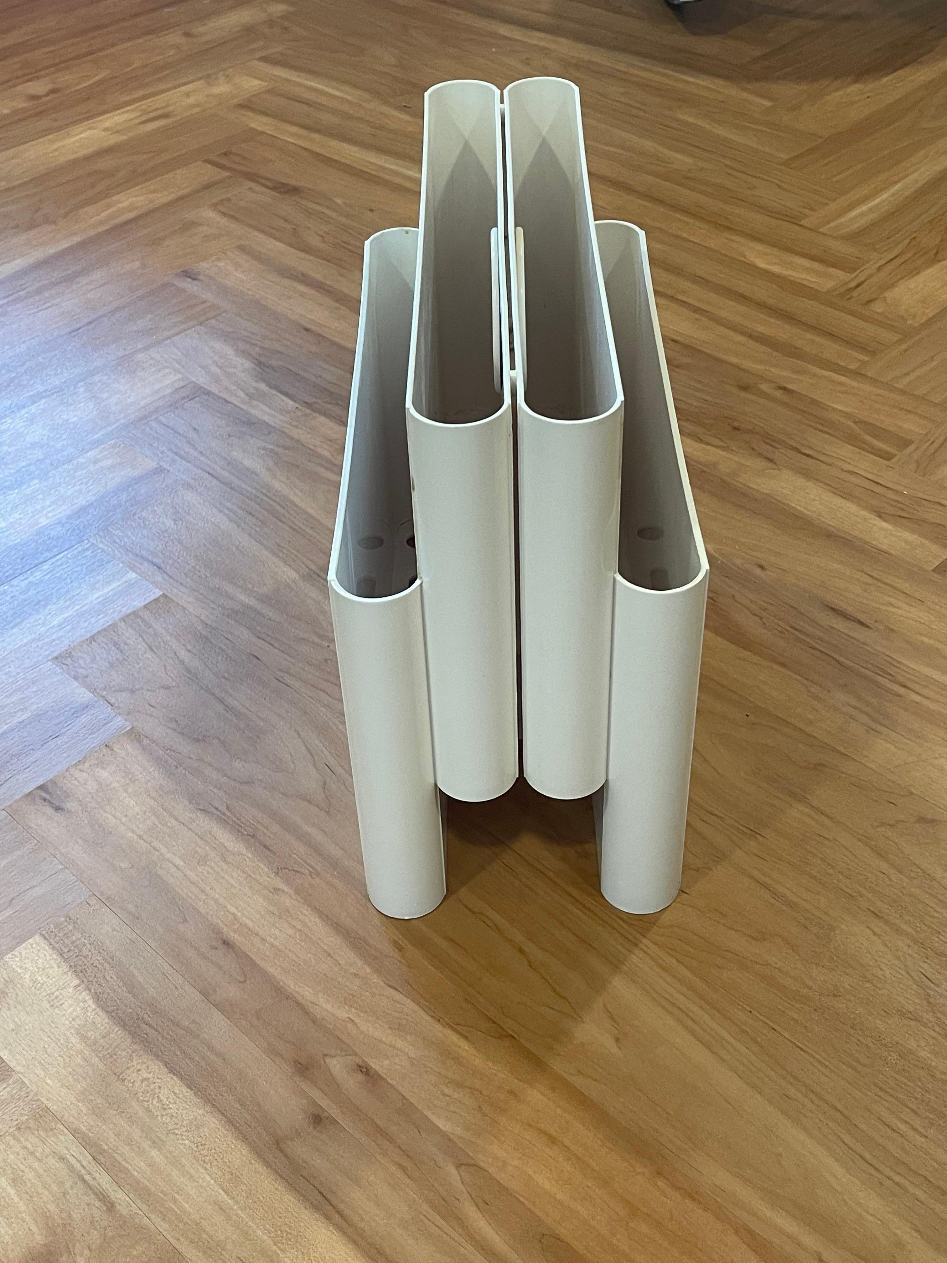 Space Age Portarviste Magazine Rack, Giotto Stoppino for Kartell, 1971