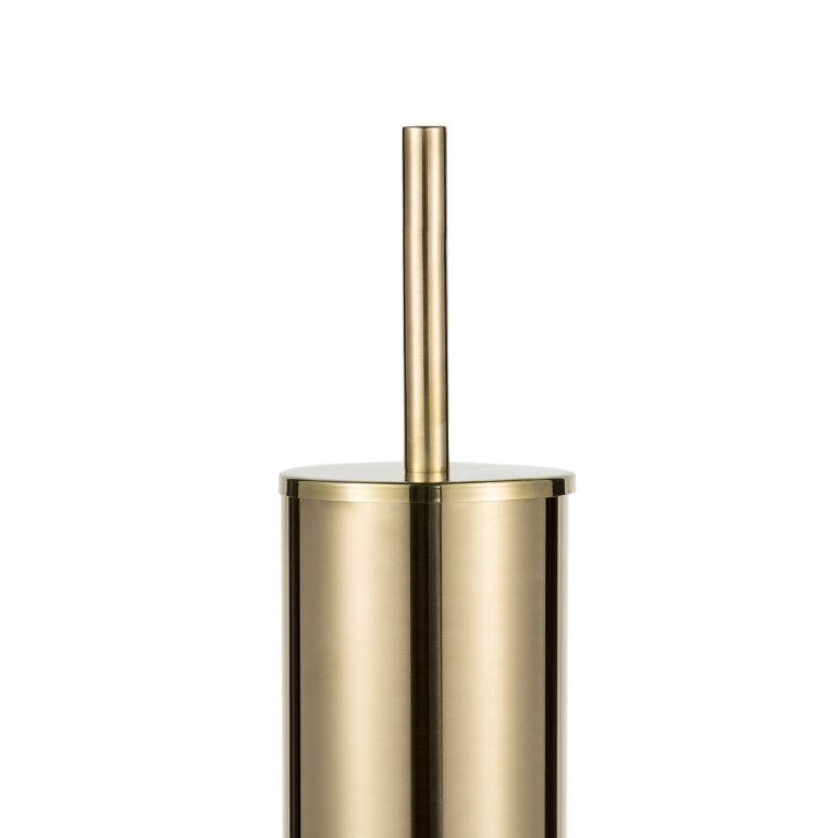Smooth brass toilet brush holder In New Condition For Sale In Firenze, FI