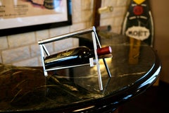 Porte-Bouteille Art Deco Bottle Holder by Jacques Adnet, France, 1930s