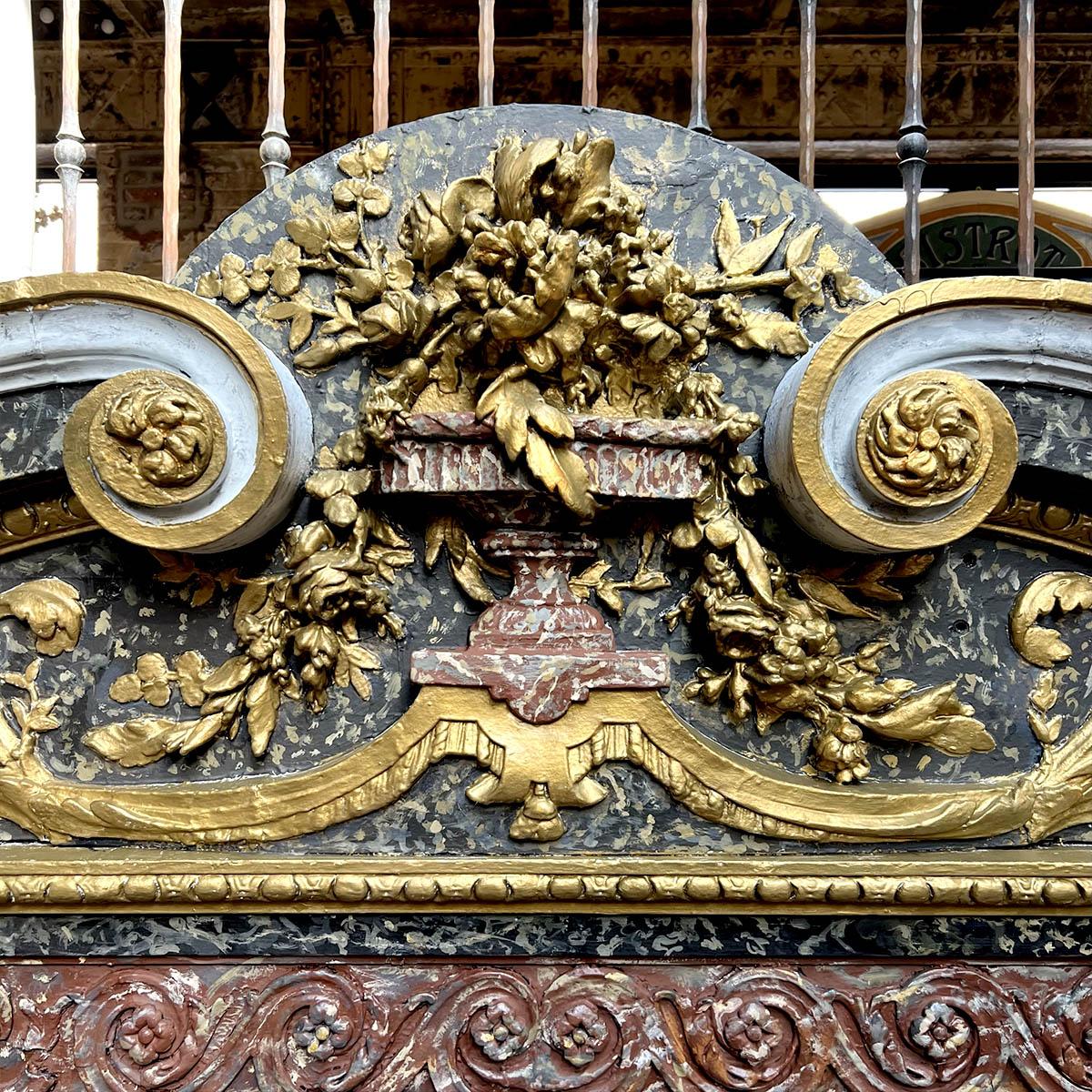 Porte décorative style Napoléon III imitation marbre im Zustand „Gut“ im Angebot in TOURCOING, FR
