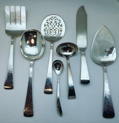 Porter Blanchard Handmade Sterling Flatware Set with Serving Pieces