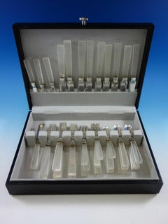 Porter Blanchard Cubertería de Plata de Ley y Lucita Servicio 43 Piezas Moderno