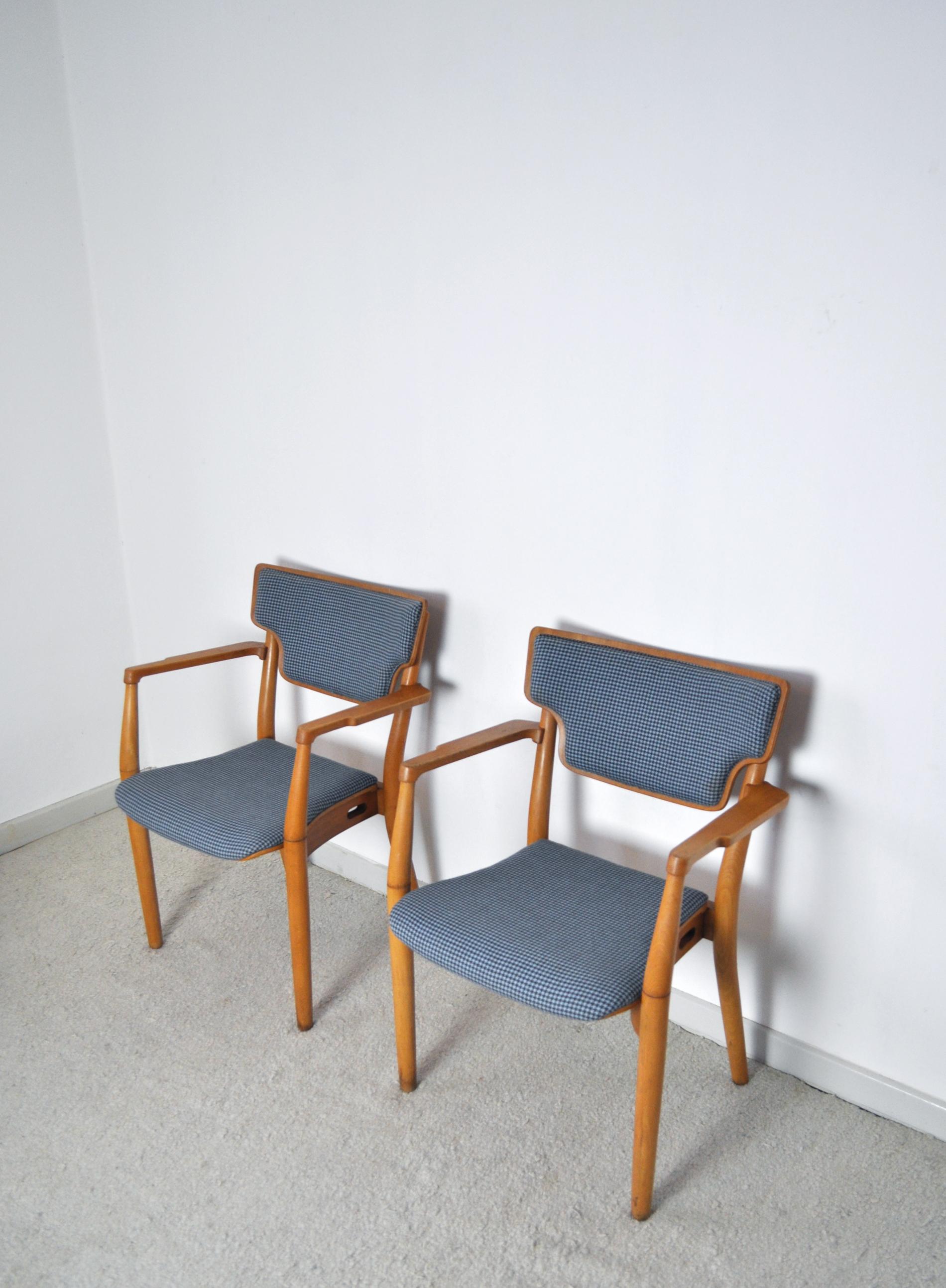 Scandinavian Modern Portex Armchairs Designed by Peter Hvidt & Orla Mølgaard-Nielsen For Sale