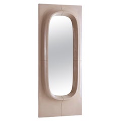 Porthole Mirror by Willo Perron for NO GA - Large - Taupe Brown