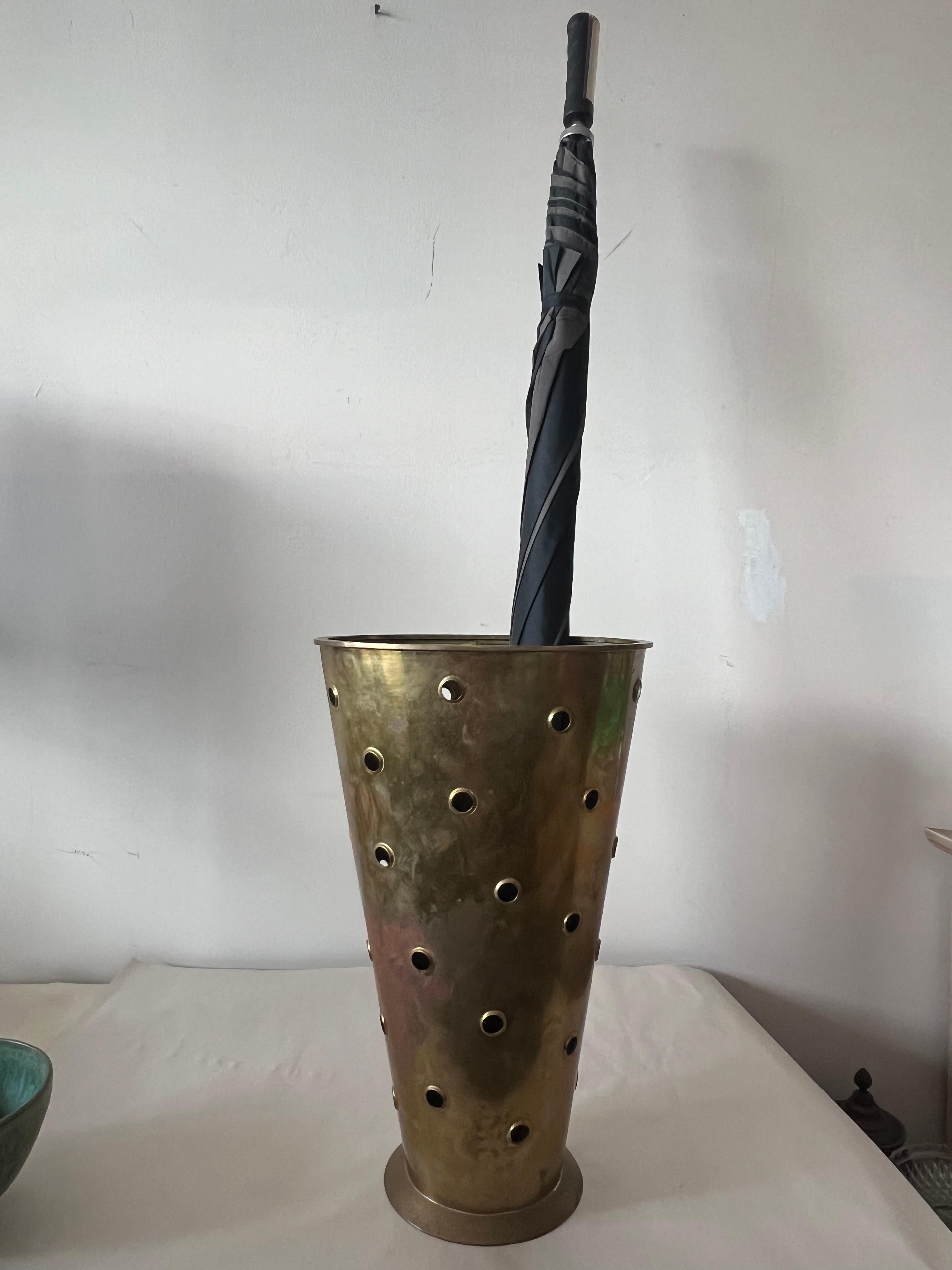 Portaombrelli d'epoca in ottone tedesco Ca' 1960 in vendita 4