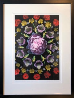 Mandala floreale barocco Foto Arte contemporanea femminista Stampa fotografica digitale