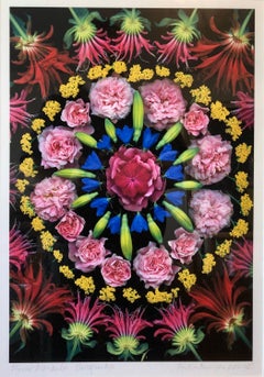 Flower Mandala Baroque Photo Contemporary Feminist Art Impression numérique de photographies