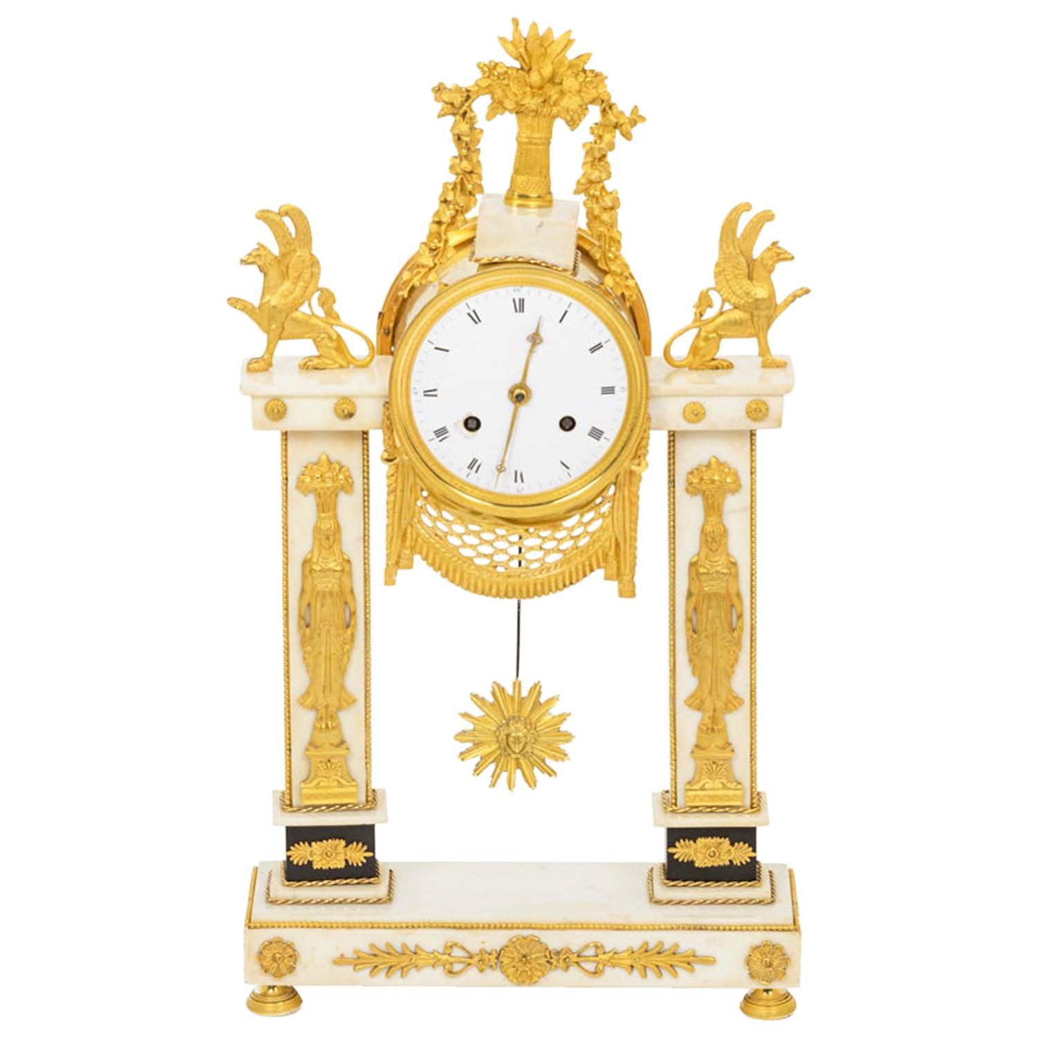 Portico Clock, Directoire Period