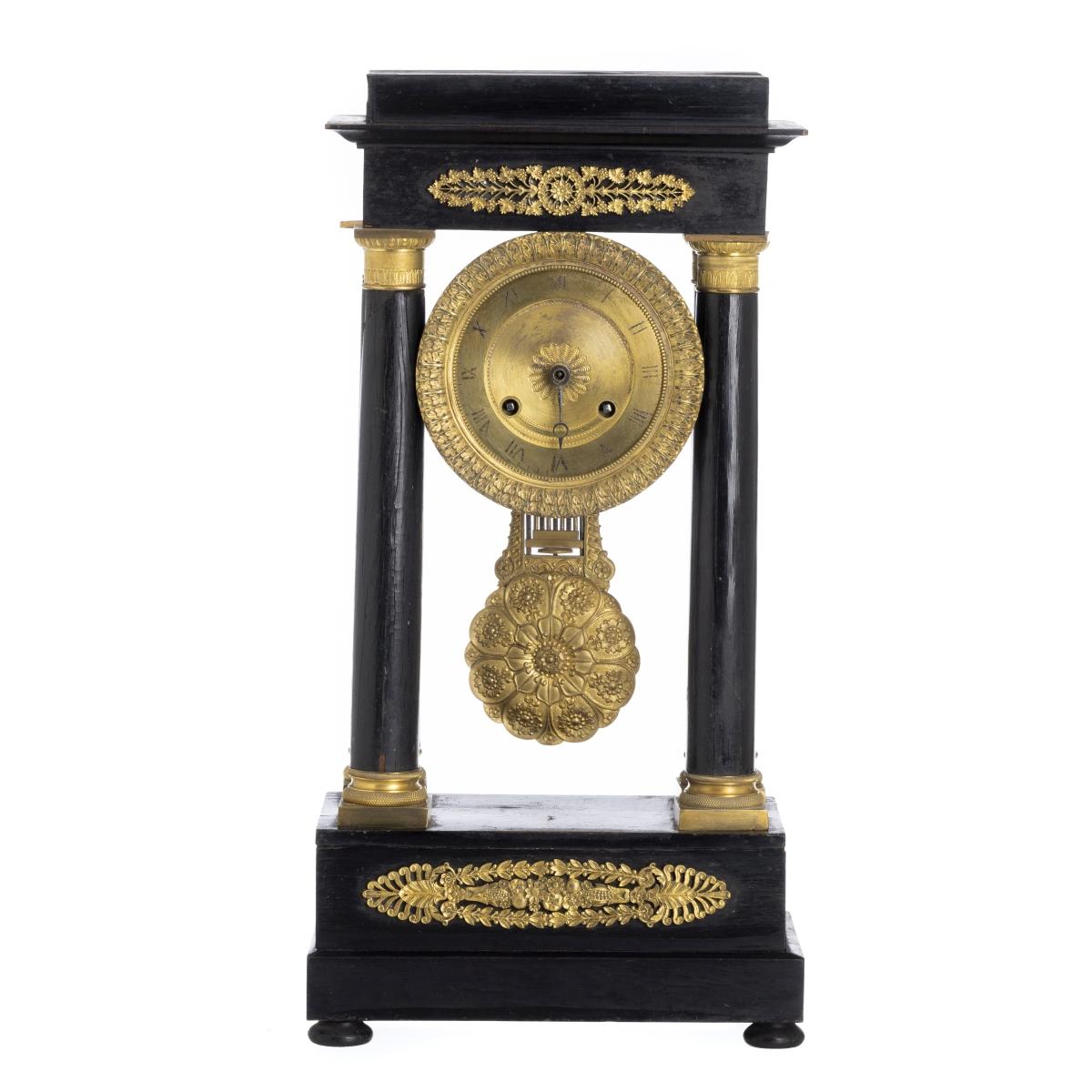 Metallo Orologio Porticus - Napoleone III - XIX secolo in vendita