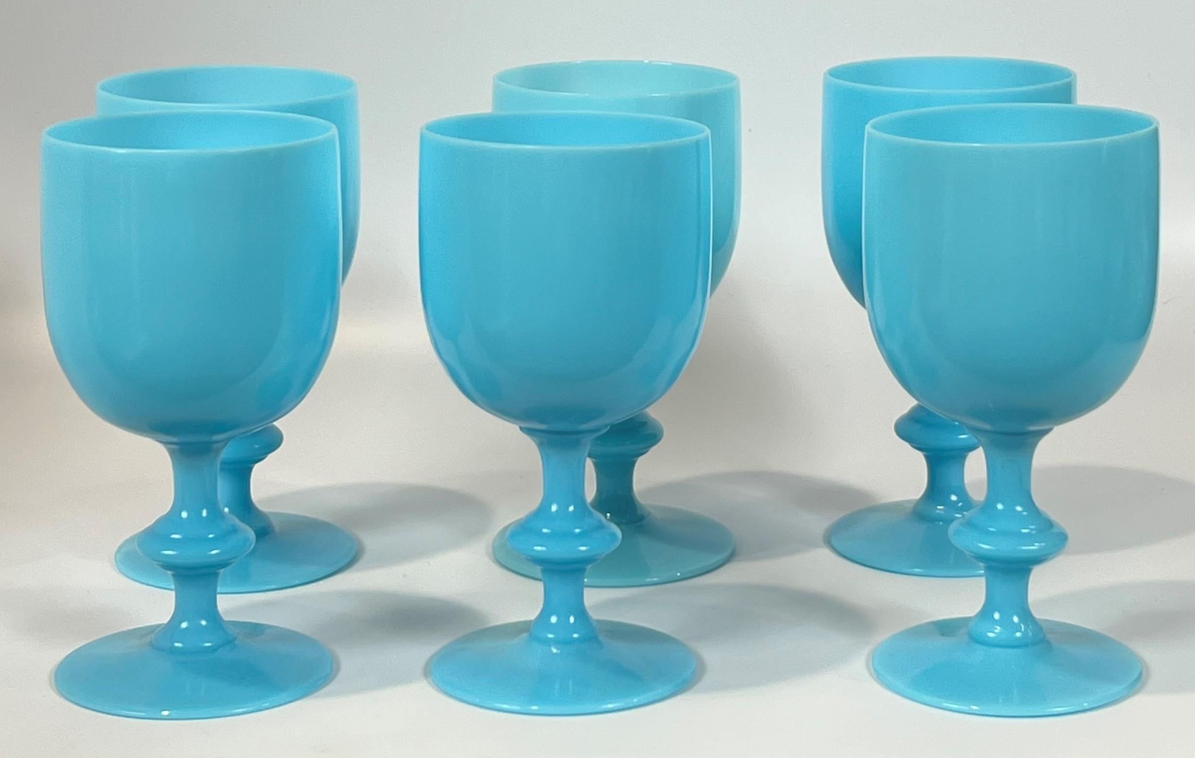 The Opaline glassware of Portieux Vallerysthal is among the most elegant produced. A staple of French and French Provincial decorating styles for over a century, the glassware experienced enough of a resurgence in the 1930's that one can actually