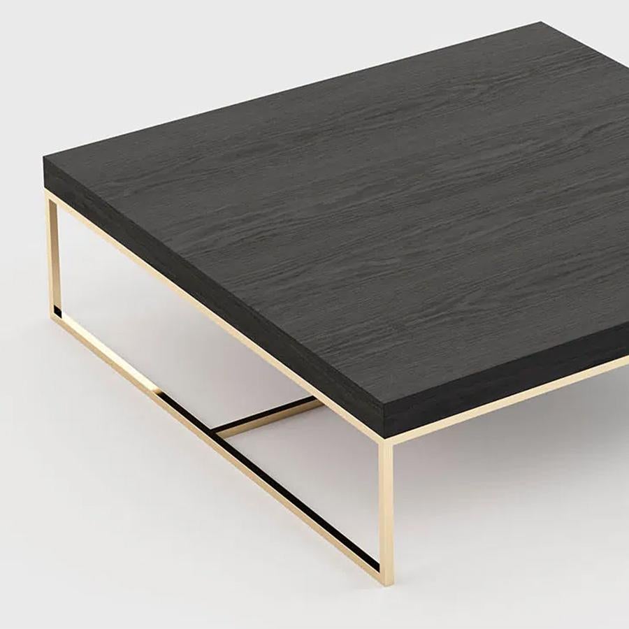 Stainless Steel Portland Coffee Table For Sale