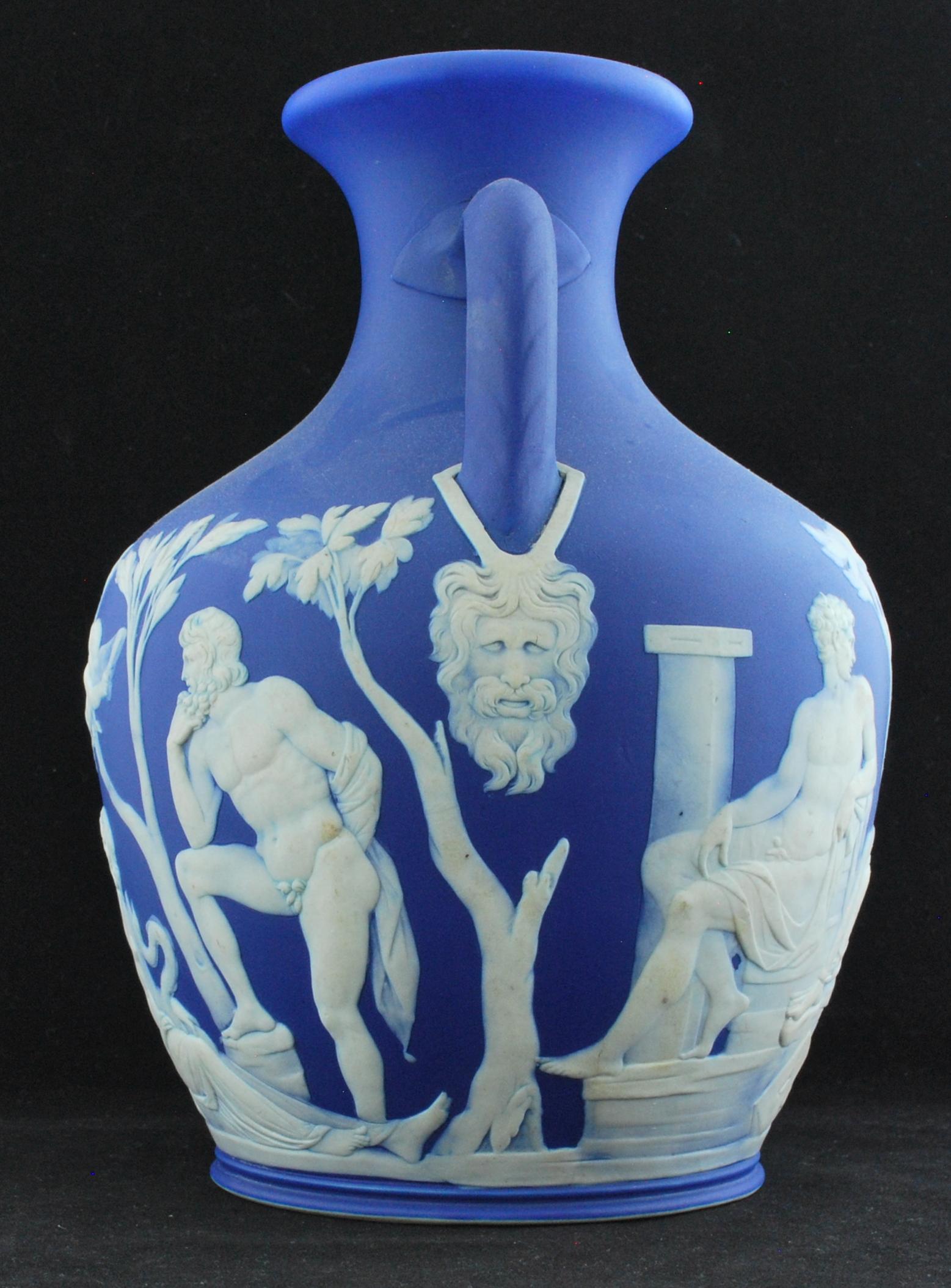 Neoclassical Portland Vase, Full Sized, Wedgwood, circa 1840