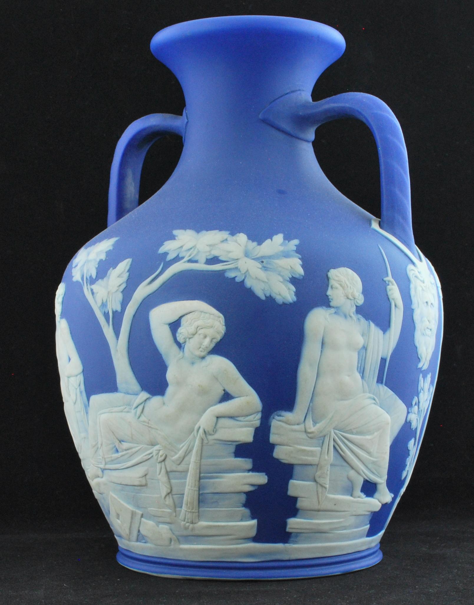 Portland Vase, Full Sized, Wedgwood, circa 1840 1