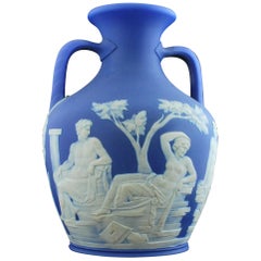 Antique Portland Vase, Full Sized, Wedgwood, circa 1840