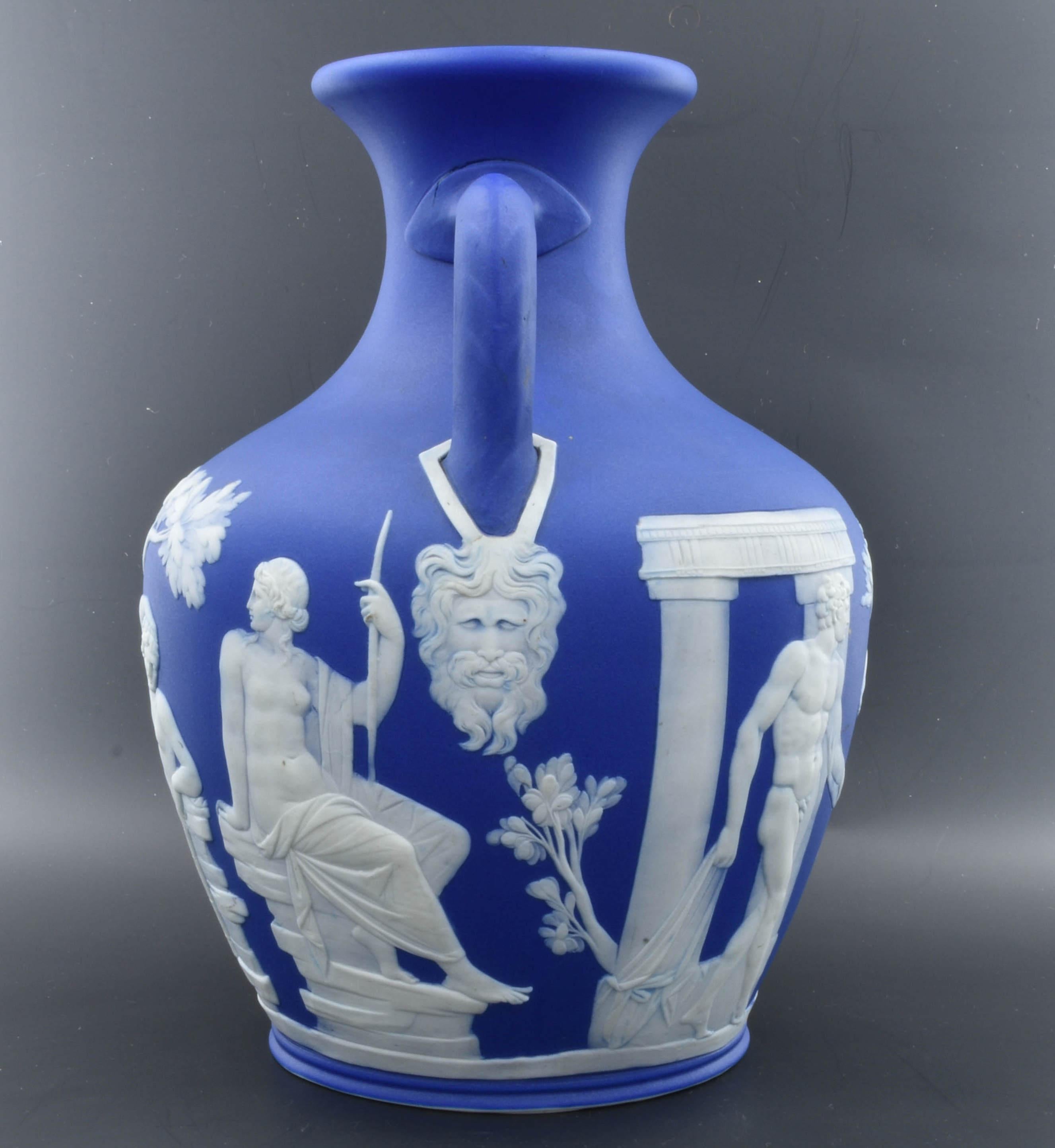 Neoclassical Portland Vase, Full Sized, Wedgwood, circa 1845