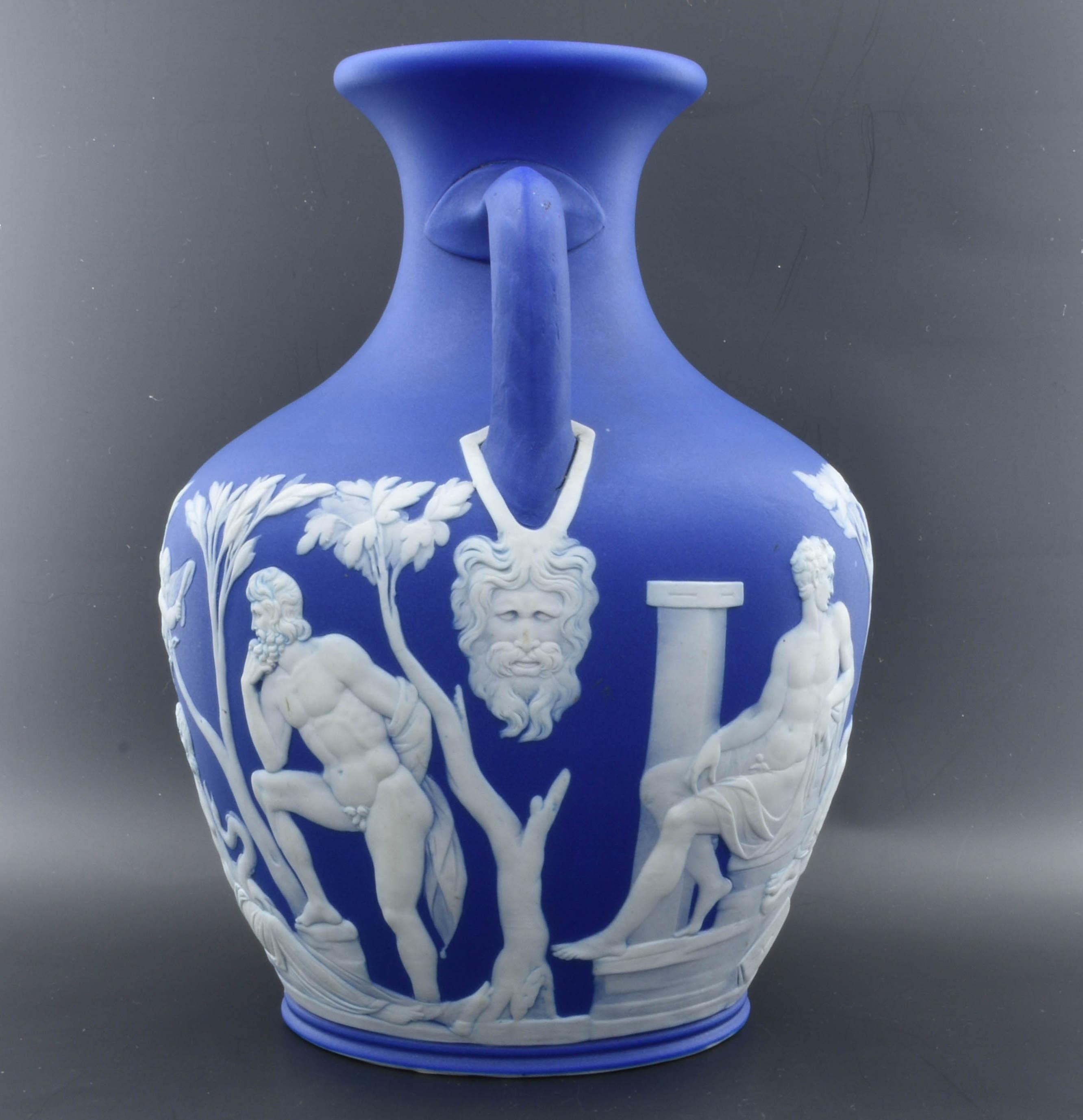 Pottery Portland Vase, Full Sized, Wedgwood, circa 1845