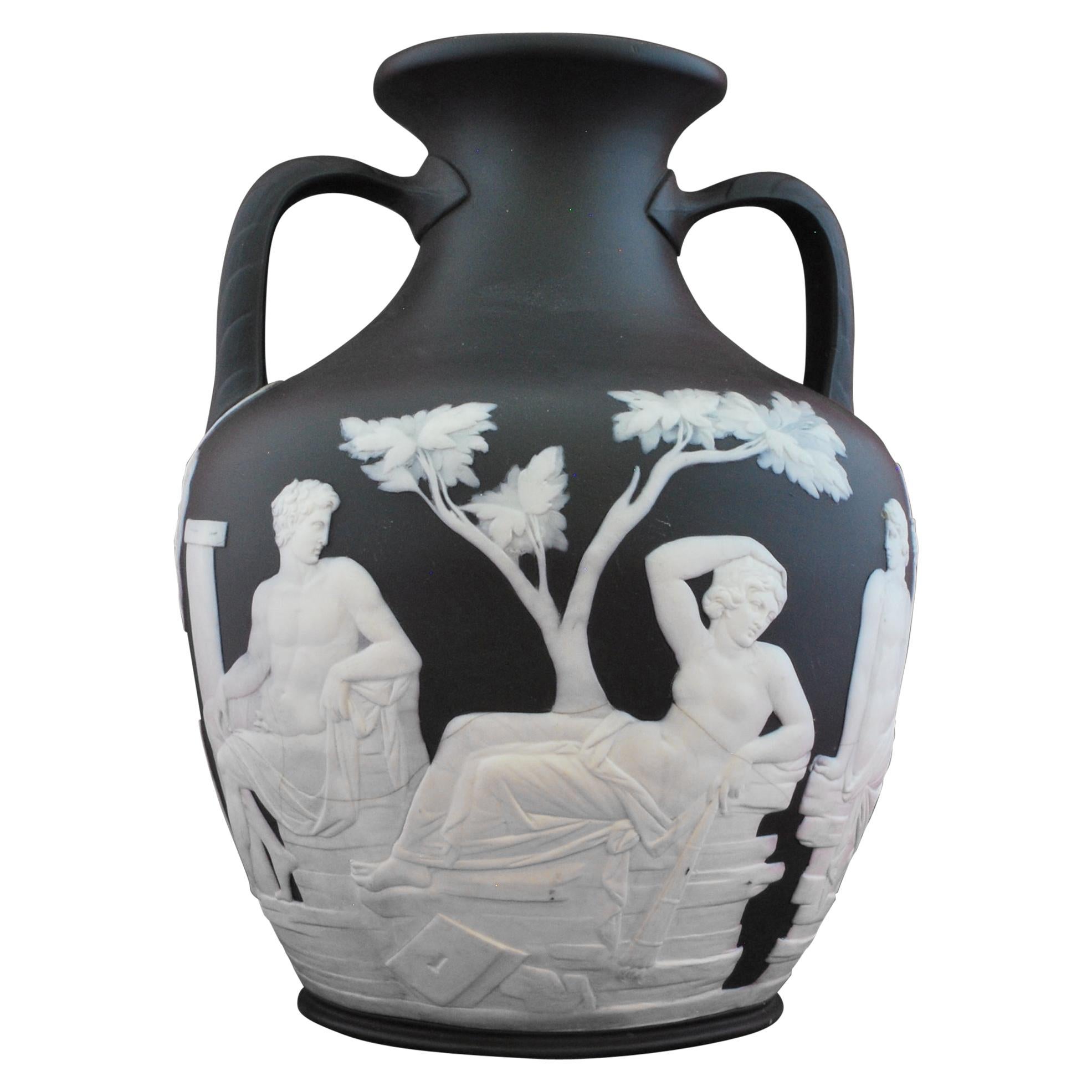 Portland Vase, Full Sized, Wedgwood, circa 1870