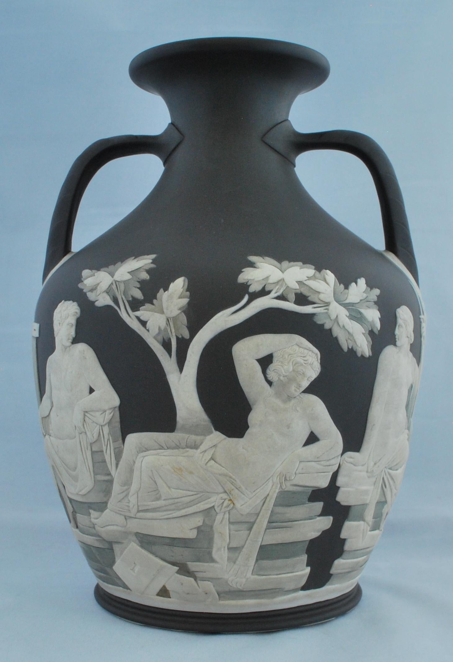 Portlander Vase, Northwood, Wedgwood, um 1880 (Neoklassisch) im Angebot