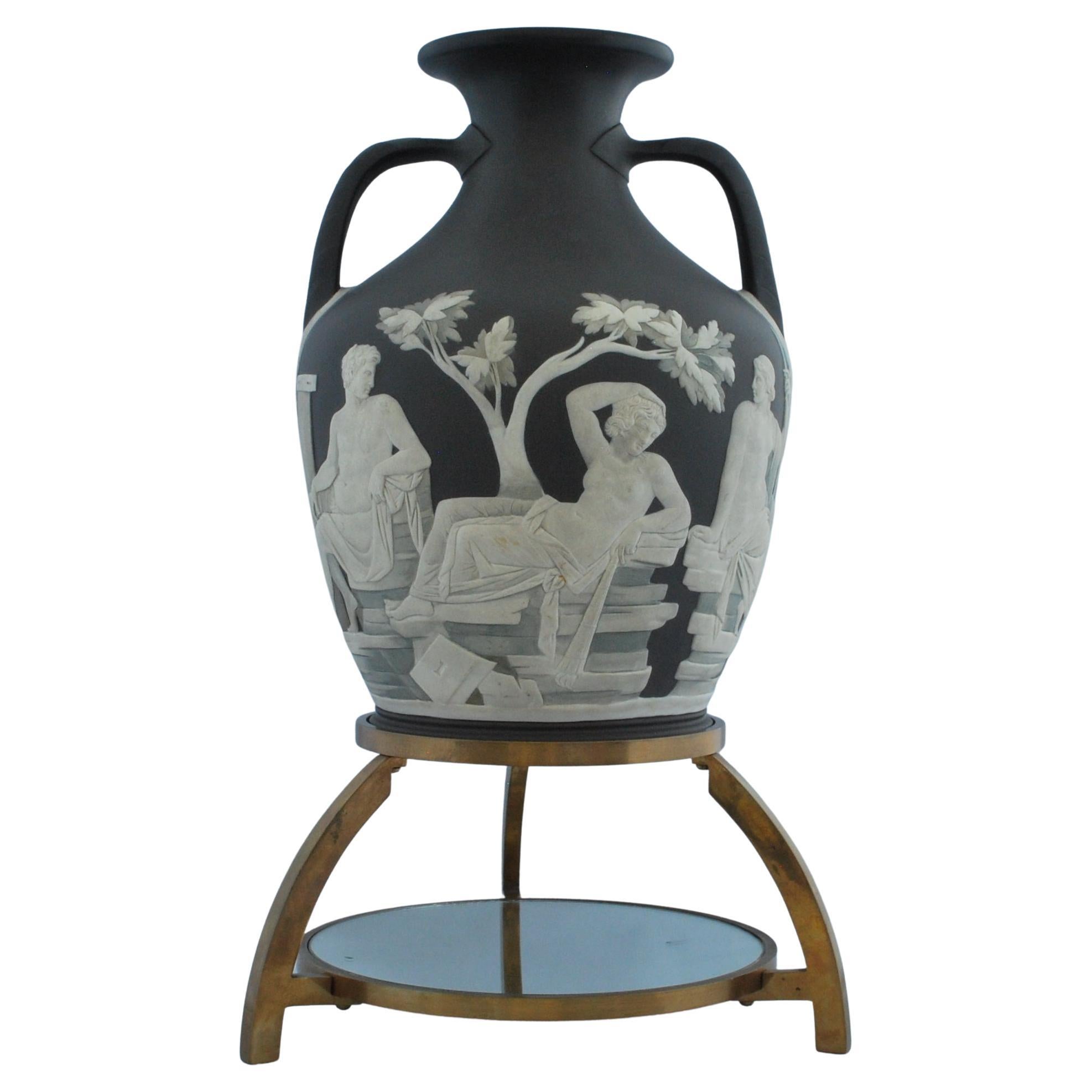 Portland Vase, Northwood, Wedgwood, circa 1880 For Sale