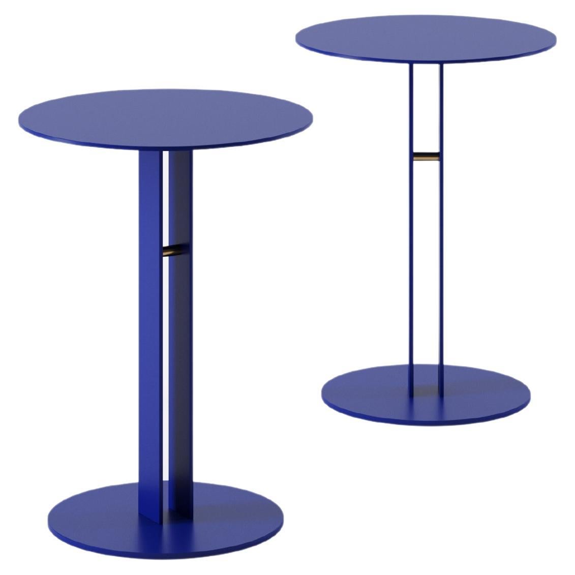 Portman Side Table 40cm/15.7" in Ultra Blue For Sale