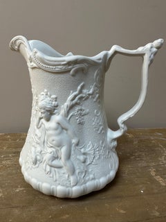 Portmeirion Parian Ceramic Jug, Victorian Design, British Heritage, 1950